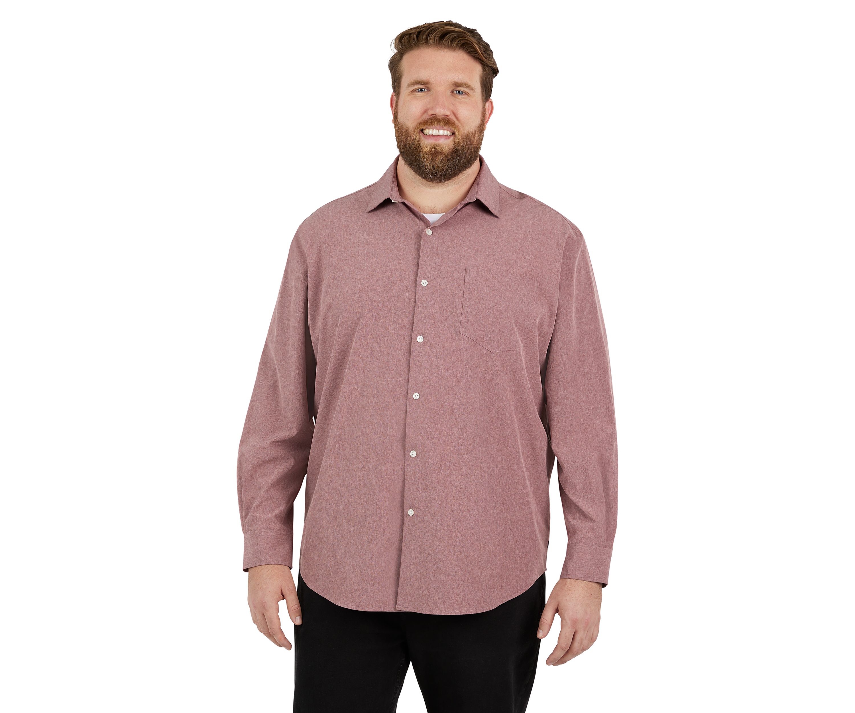 Big & Tall Everyday Performance Solid Woven Shirt