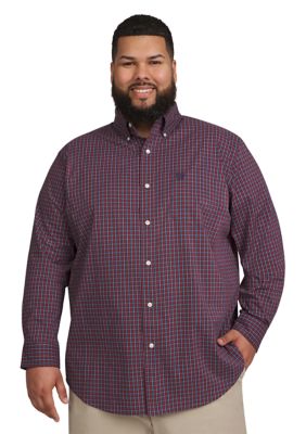 Chaps shirts big and tall best sale