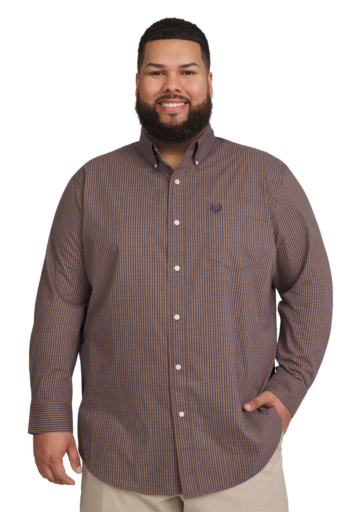 Big & Tall Easy Care Button Down Shirt