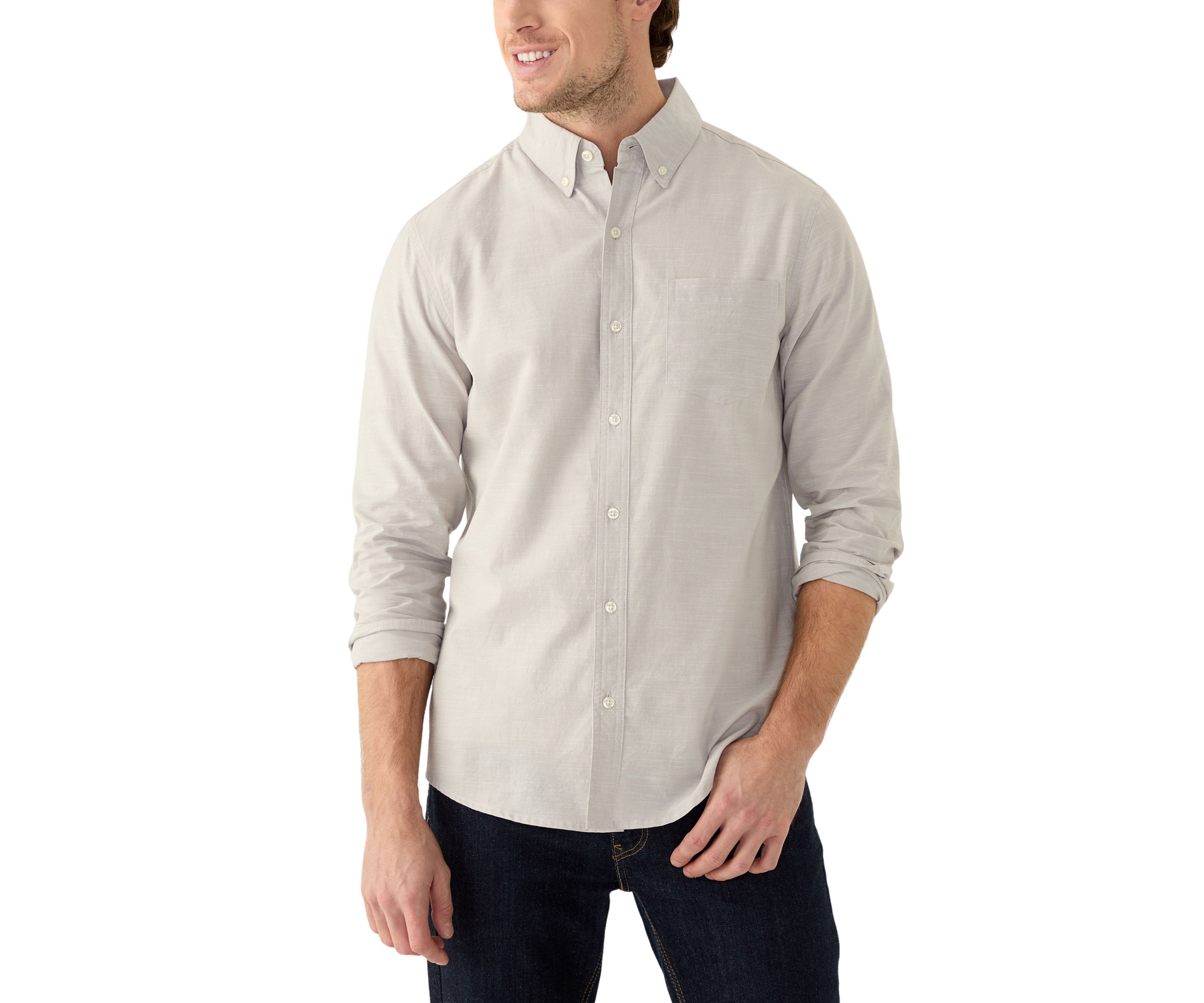 Long Sleeve Chambray Shirt