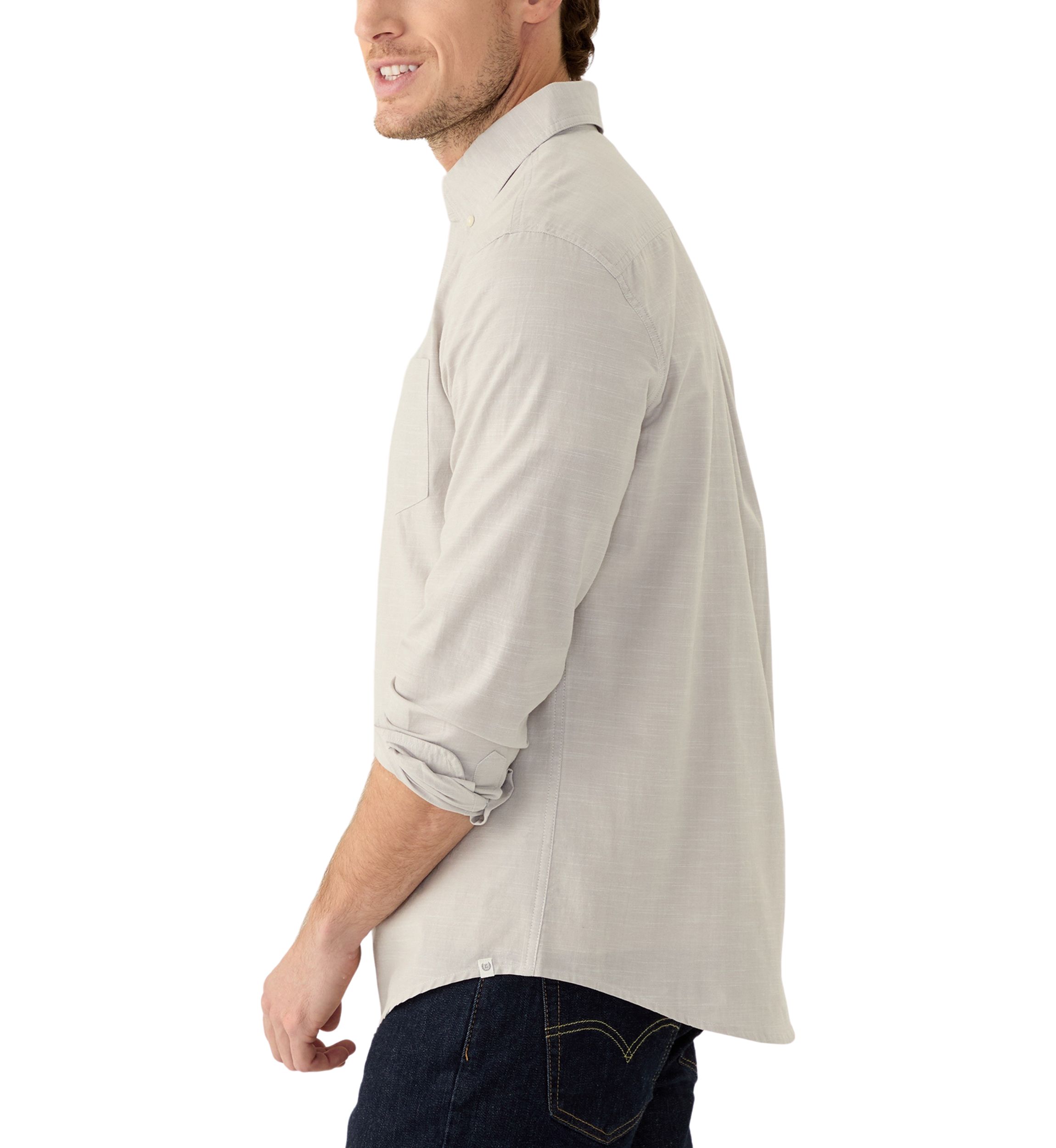 Long Sleeve Chambray Shirt