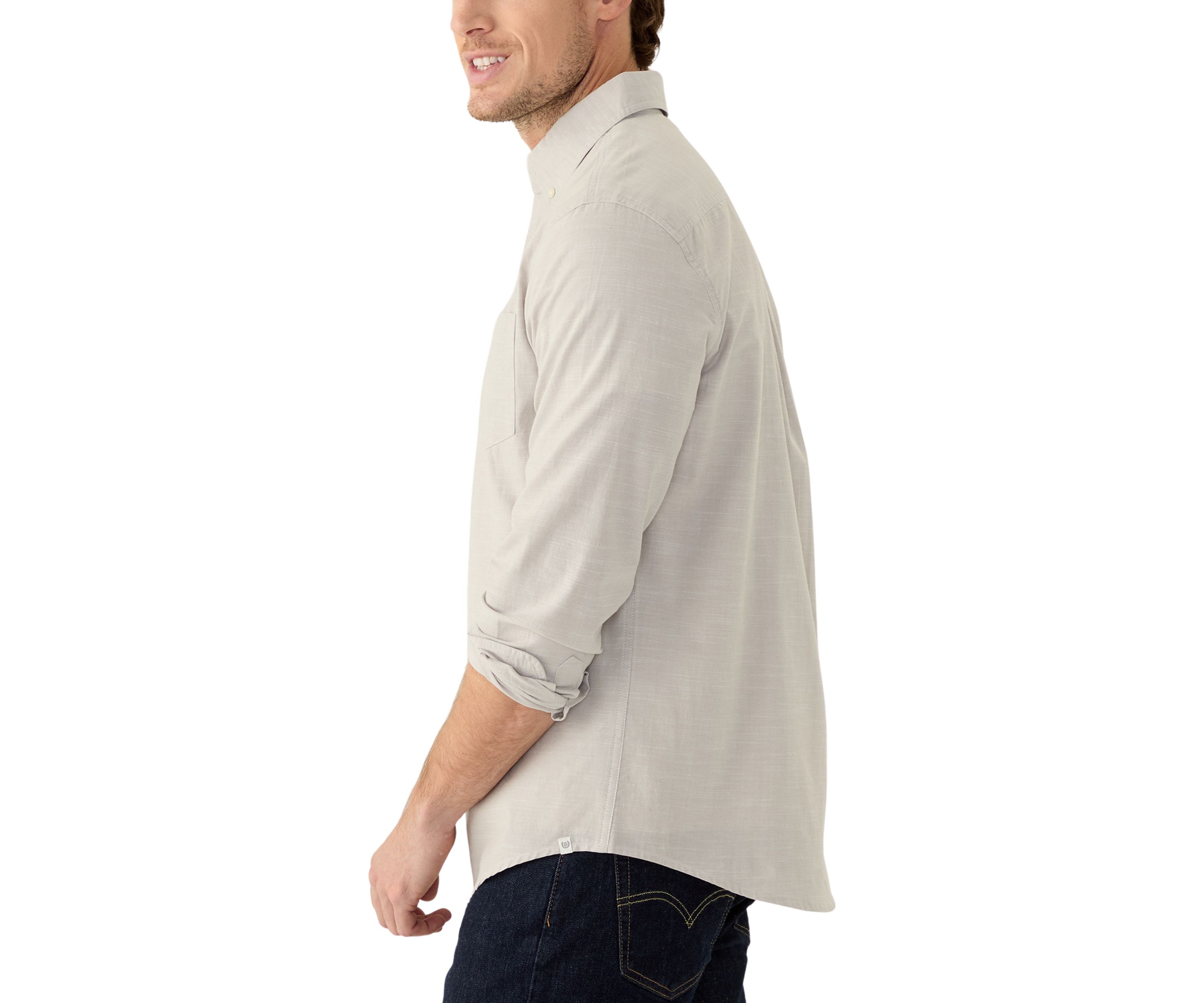 Long Sleeve Chambray Shirt