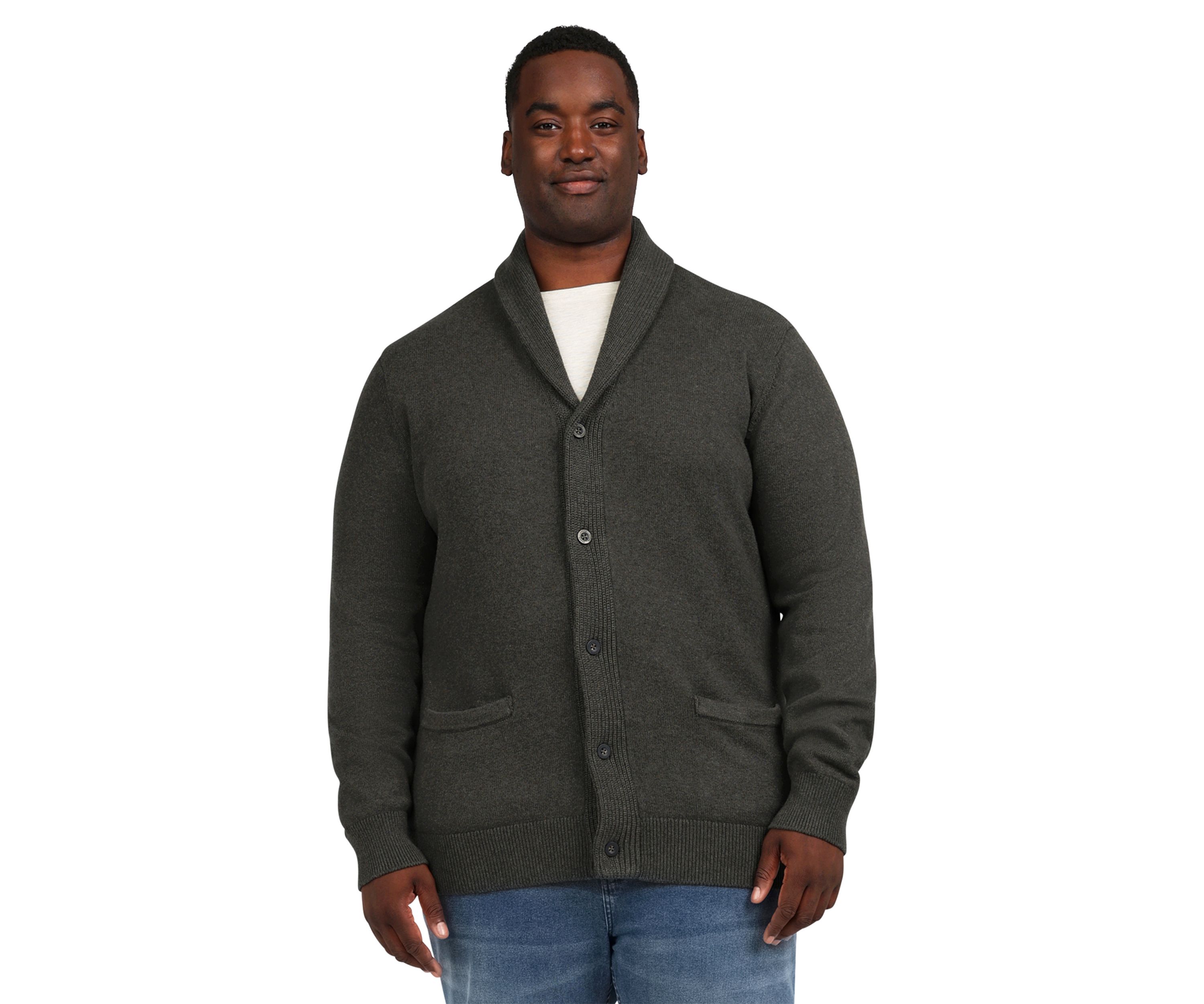 Big & Tall Sweater Knit Cardigan