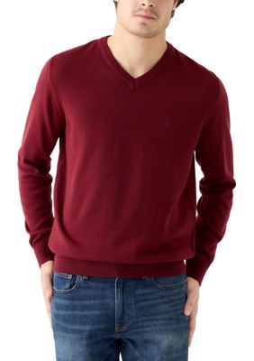 Chaps Men's Fine Gauge V-Neck Sweater, 2XL
