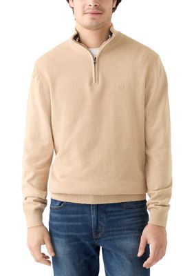 Chaps Men's Fine Gauge 1/4 Zip Pullover, 2XL