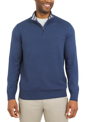 Chaps Men's Fine Gauge 1/4 Zip Pullover, 2XL
