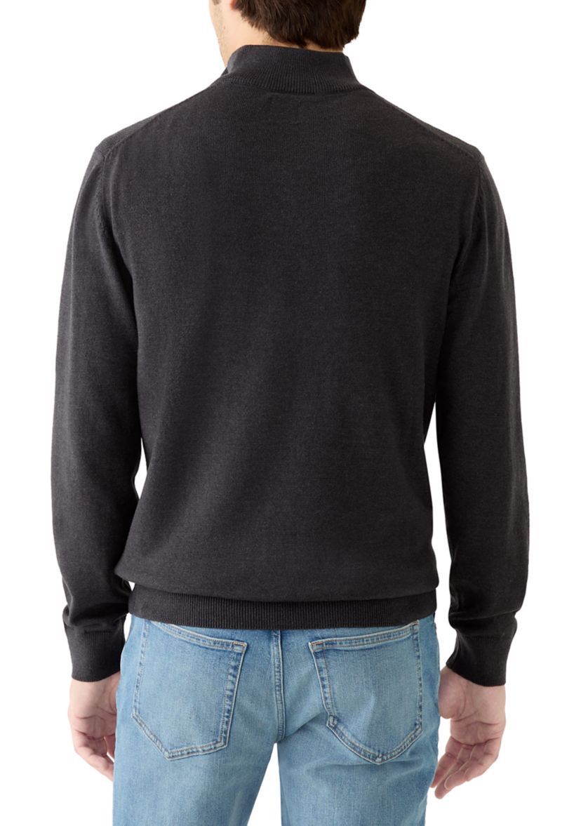 Fine Gauge 1/4 Zip Pullover