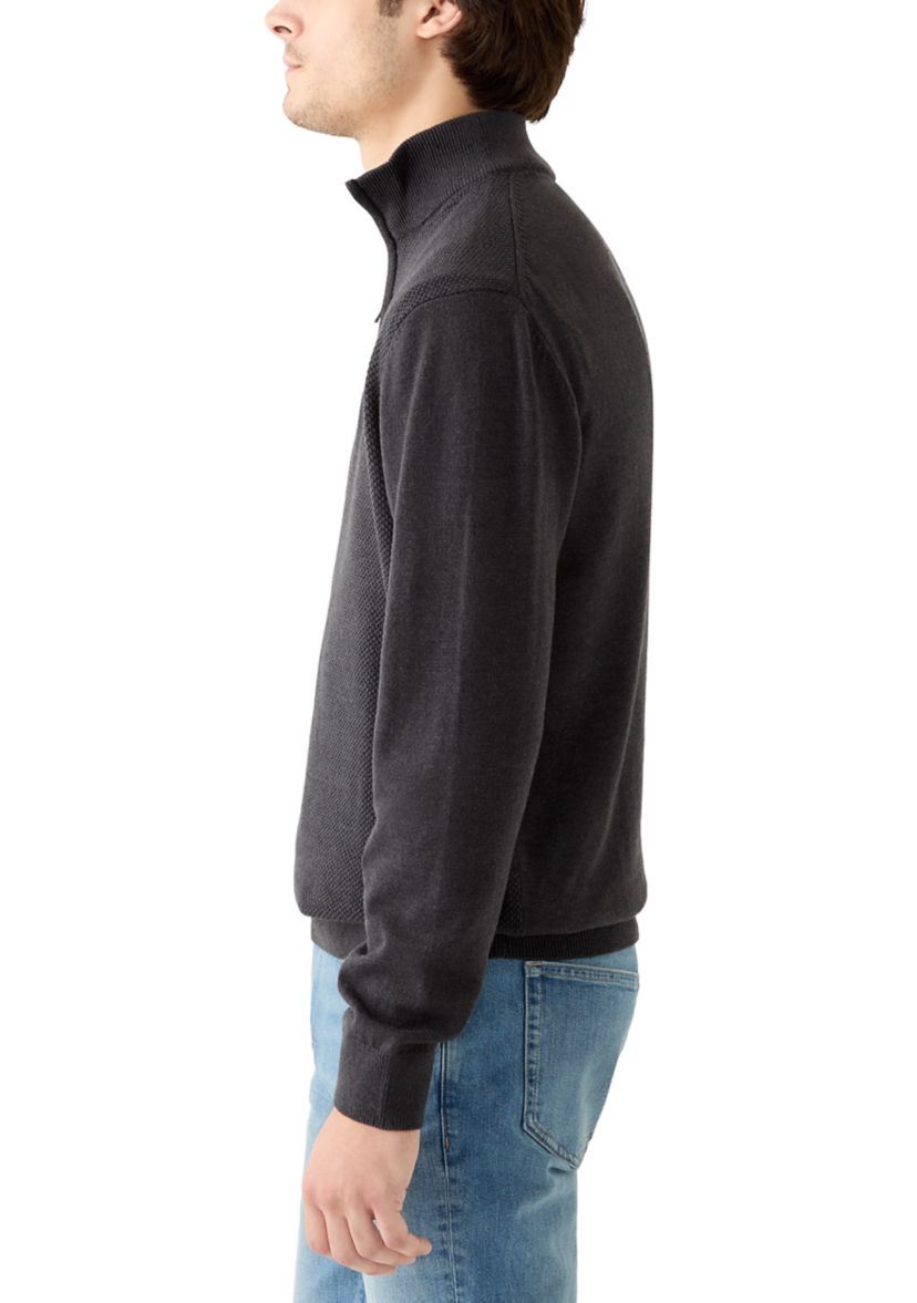 Fine Gauge 1/4 Zip Pullover