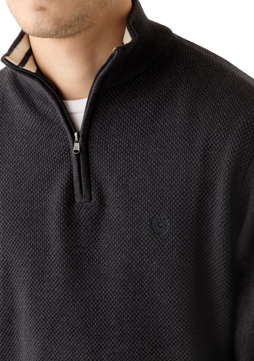 Fine Gauge 1/4 Zip Pullover