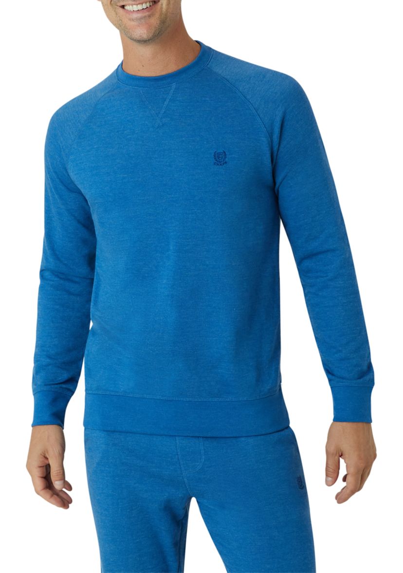 Mens Super Soft Terry Crew Pullover
