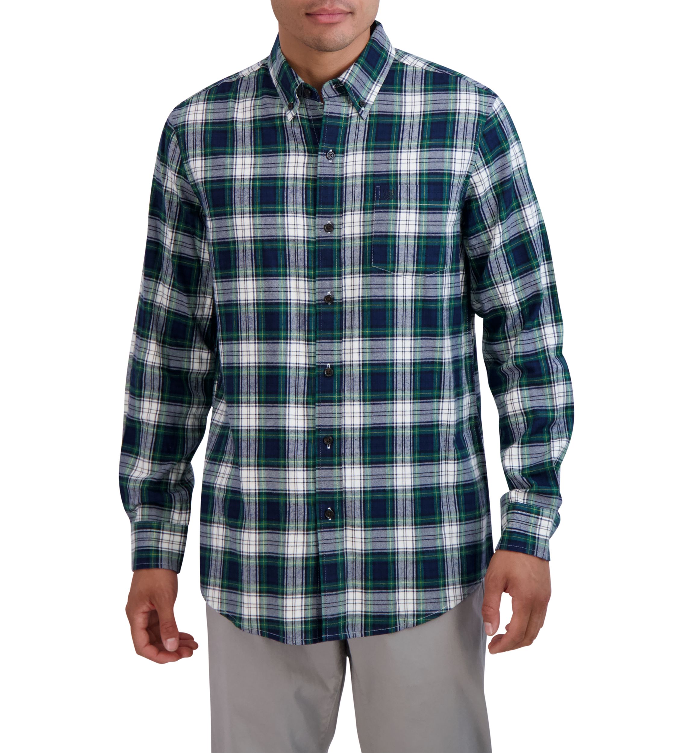 Long Sleeve Brushed Cotton Shirt