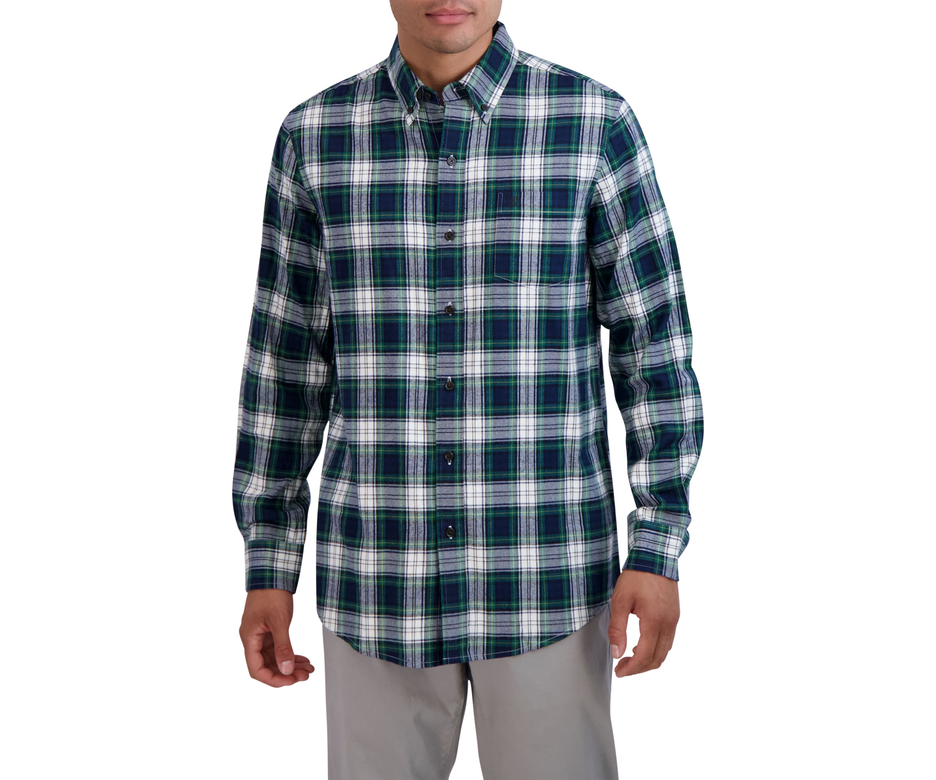Long Sleeve Brushed Cotton Shirt