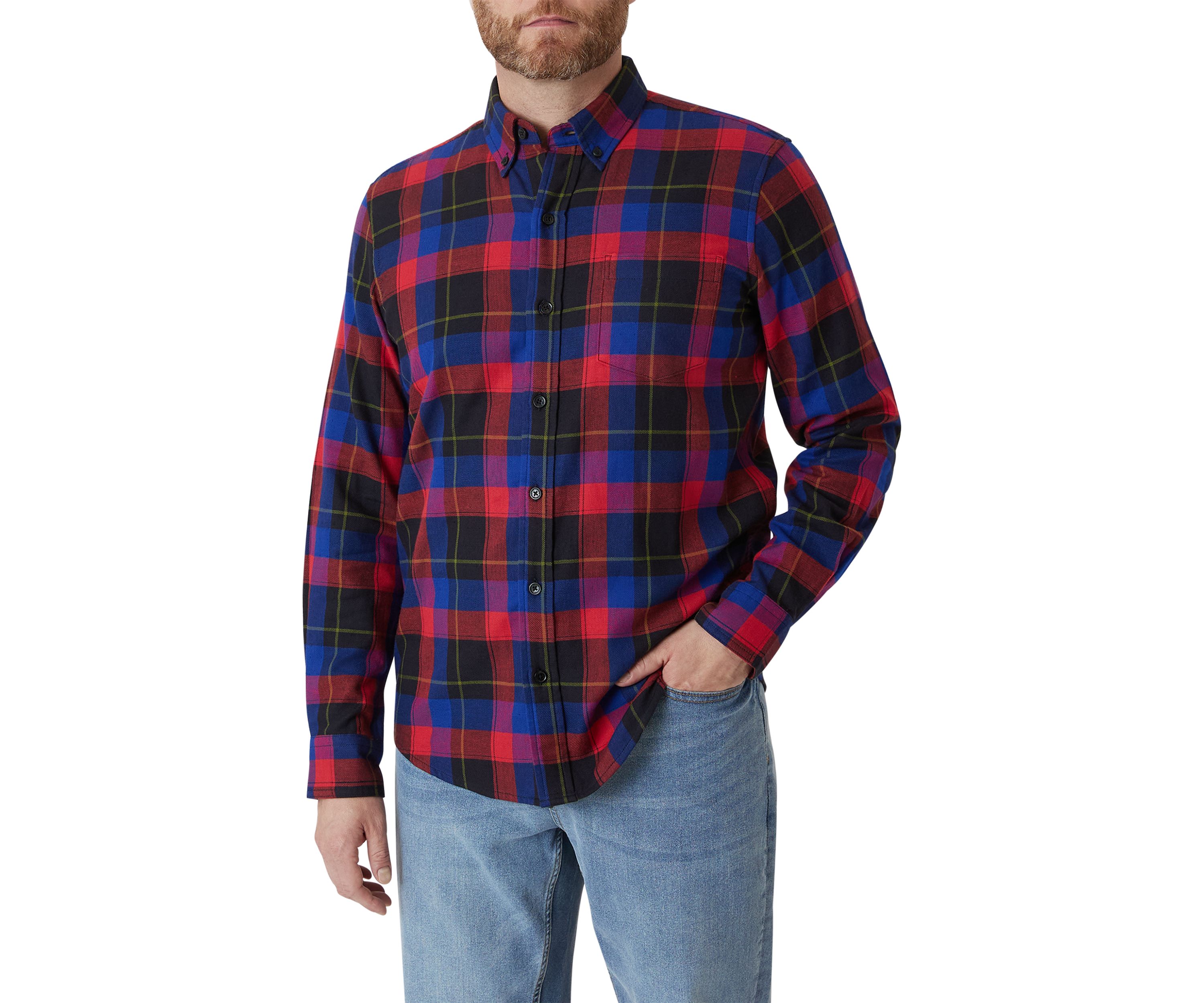 Long Sleeve Untucked Double Cloth Shirt