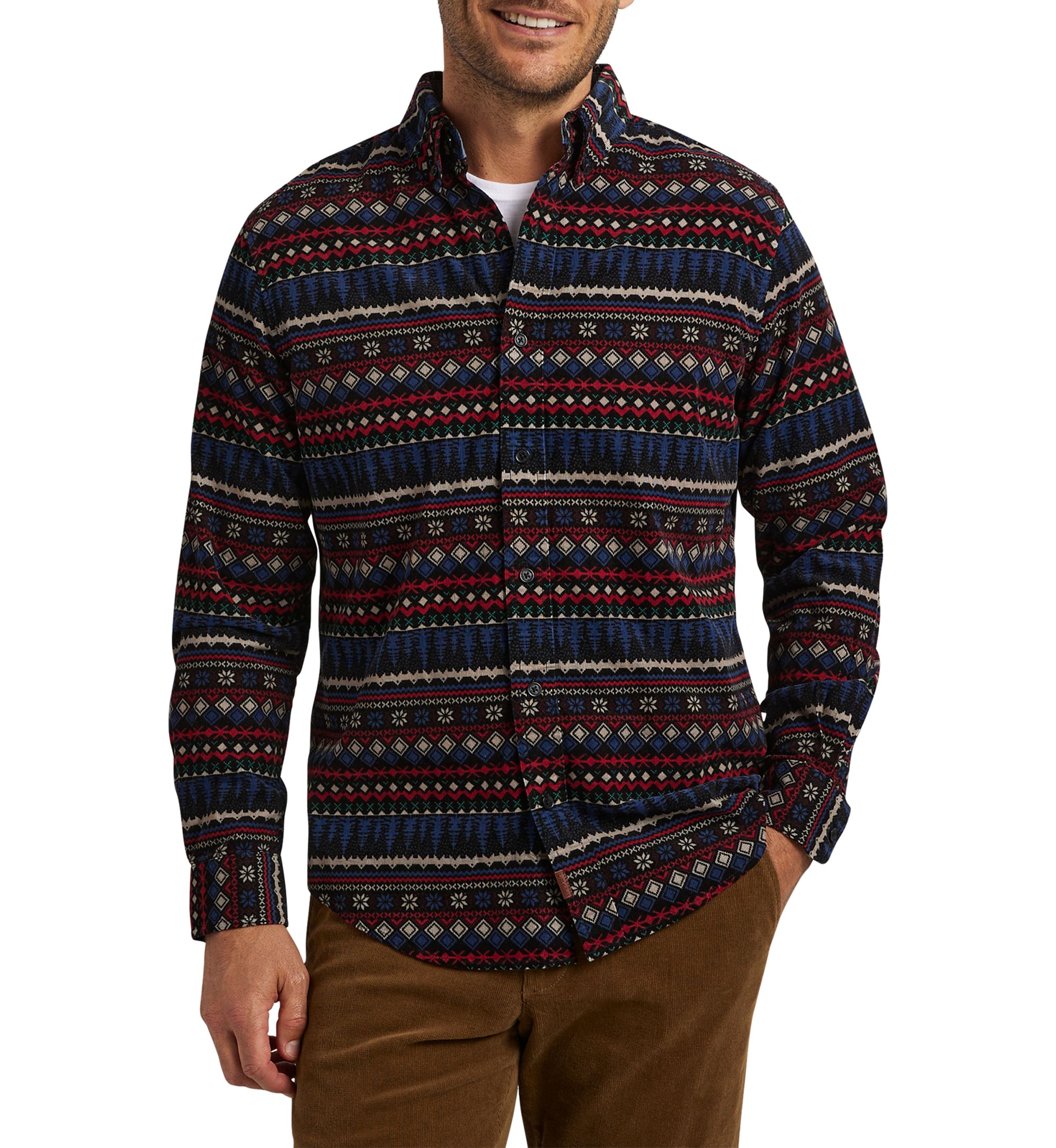 Long Sleeve Riverton Corduroy Shirt