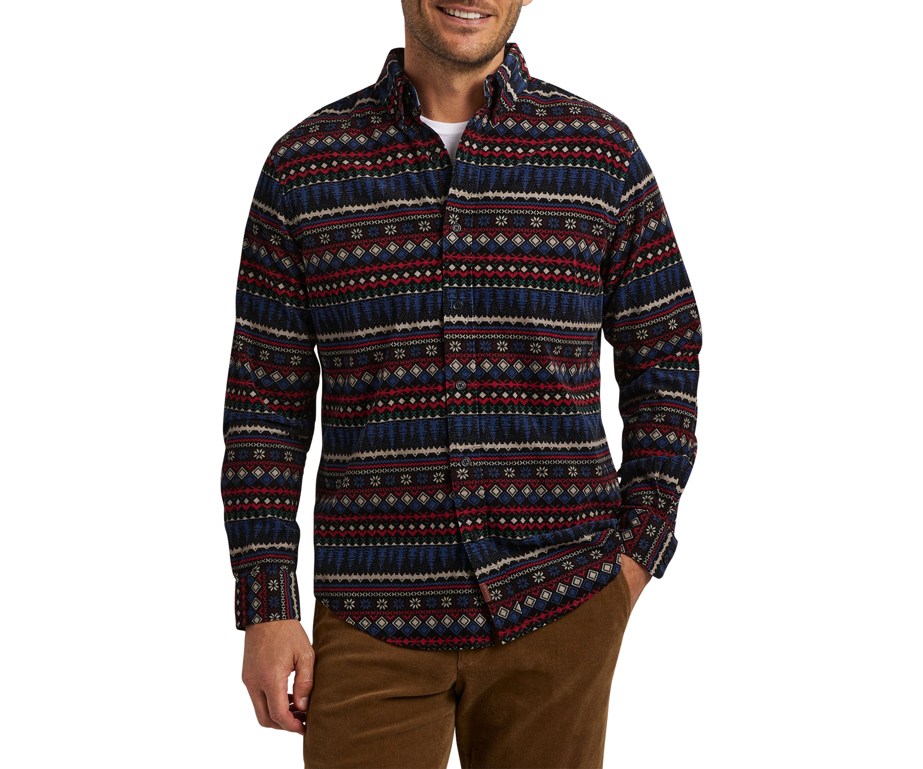 Long Sleeve Riverton Corduroy Shirt
