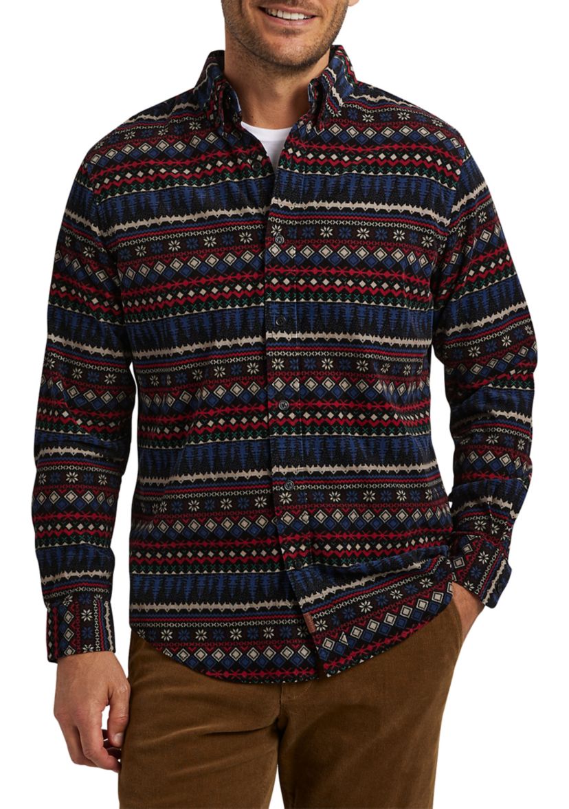 Long Sleeve Riverton Corduroy Shirt