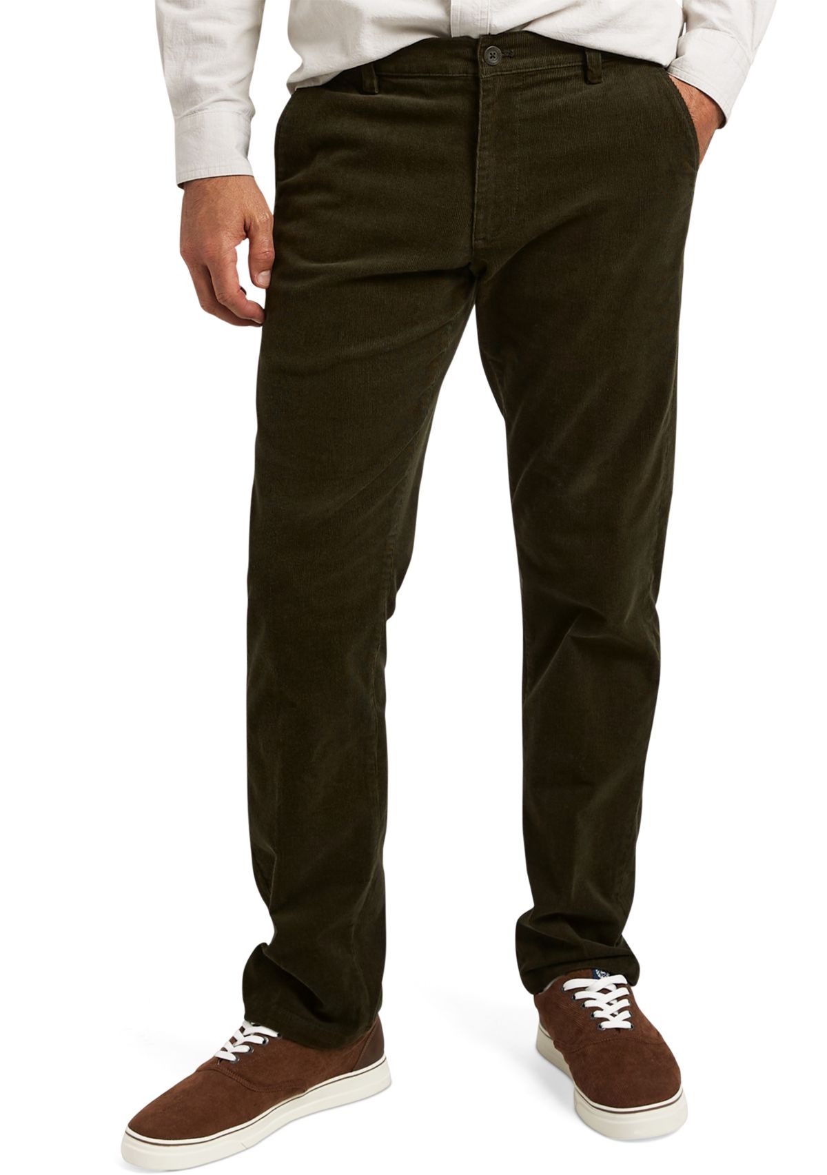 Stretch Corduroy Chino Pants