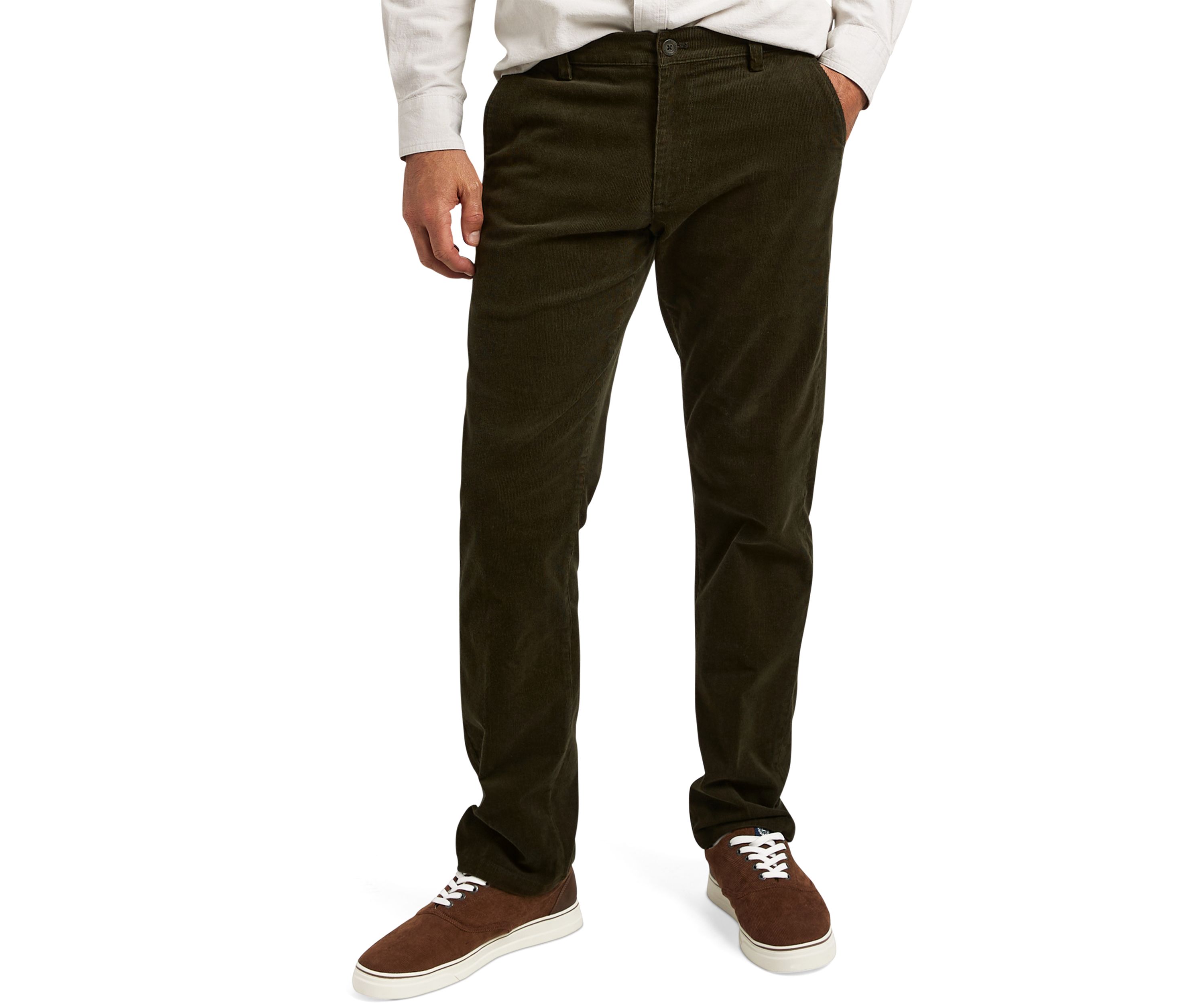 Stretch Corduroy Chino Pants