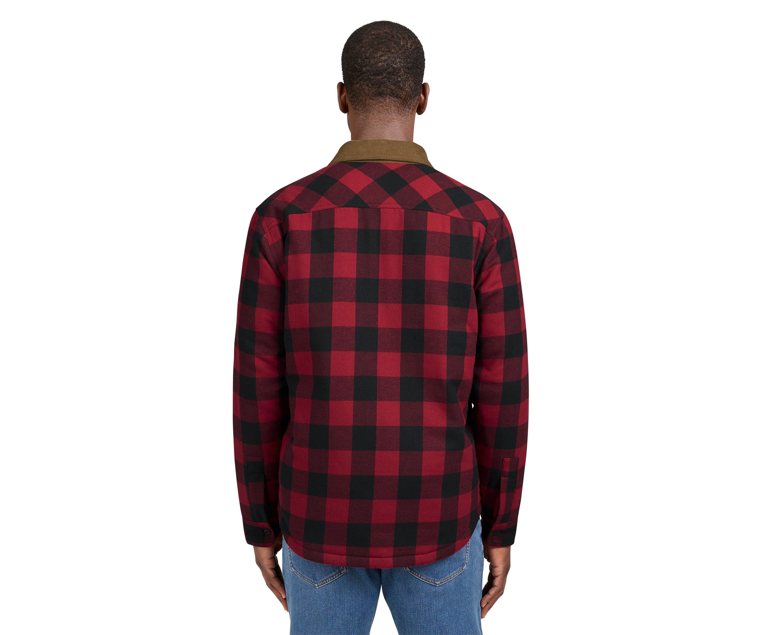 Printed Flannel Shirt Jacket