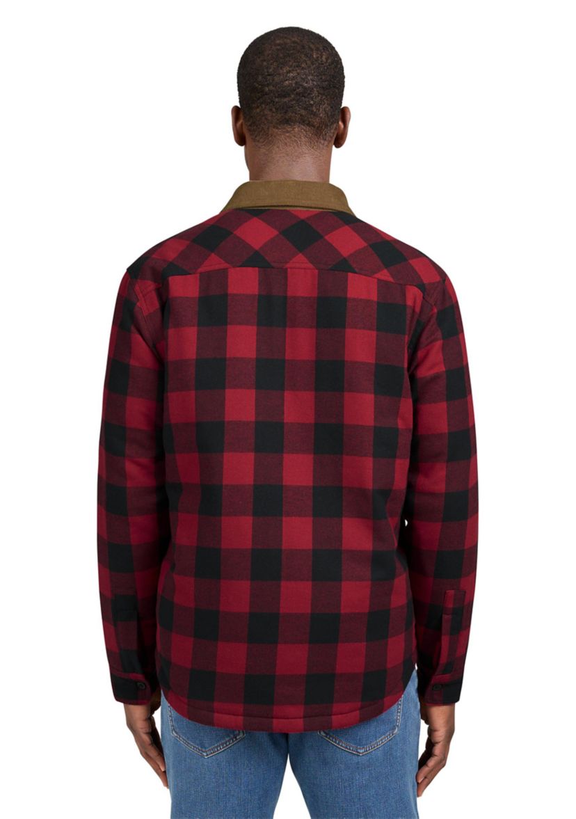 Printed Flannel Shirt Jacket
