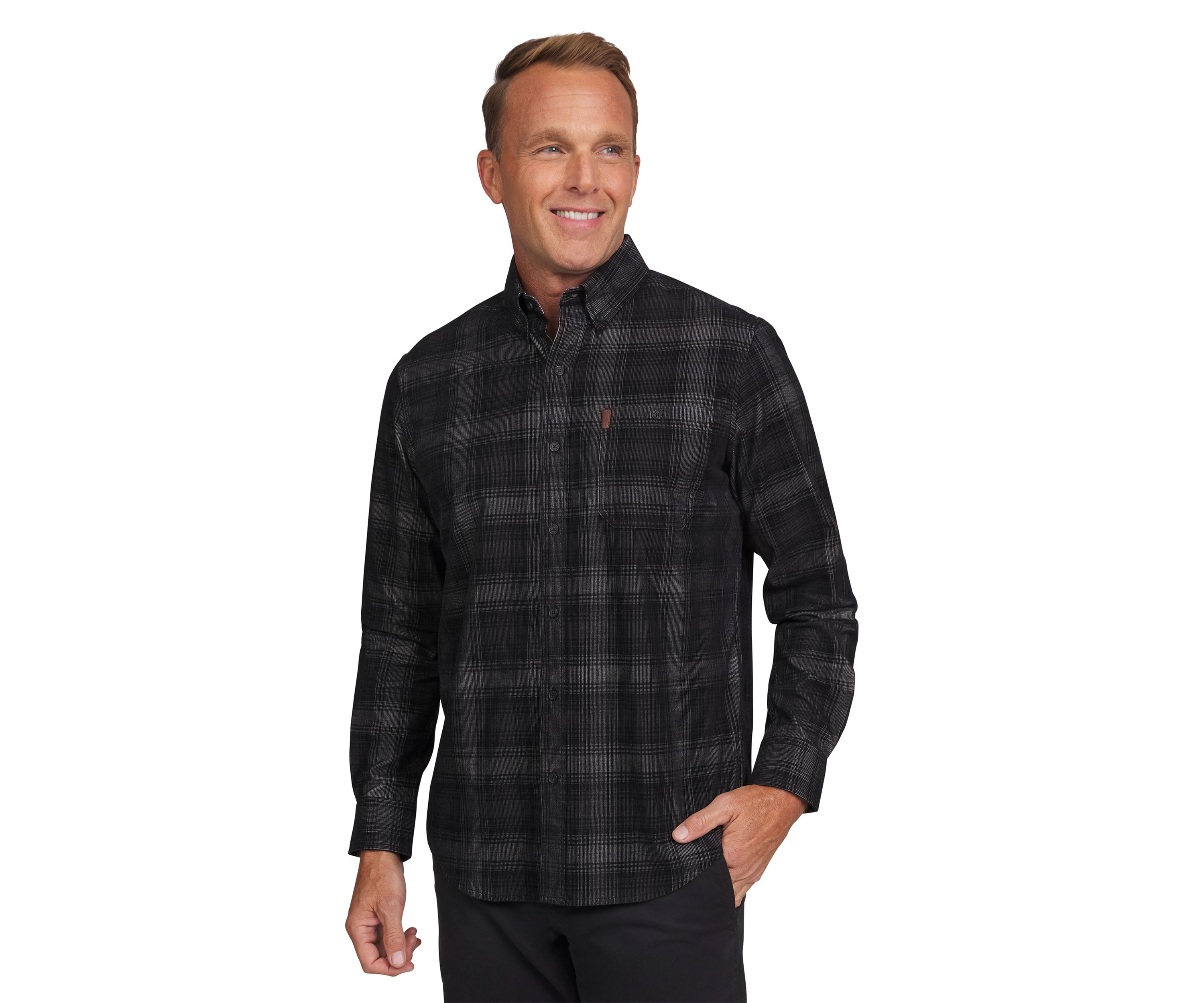 Plaid Corduroy Shirt