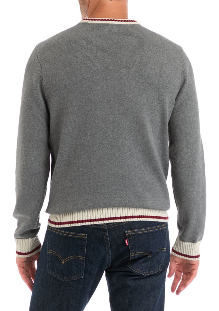 Snowflake Crew Neck Sweater