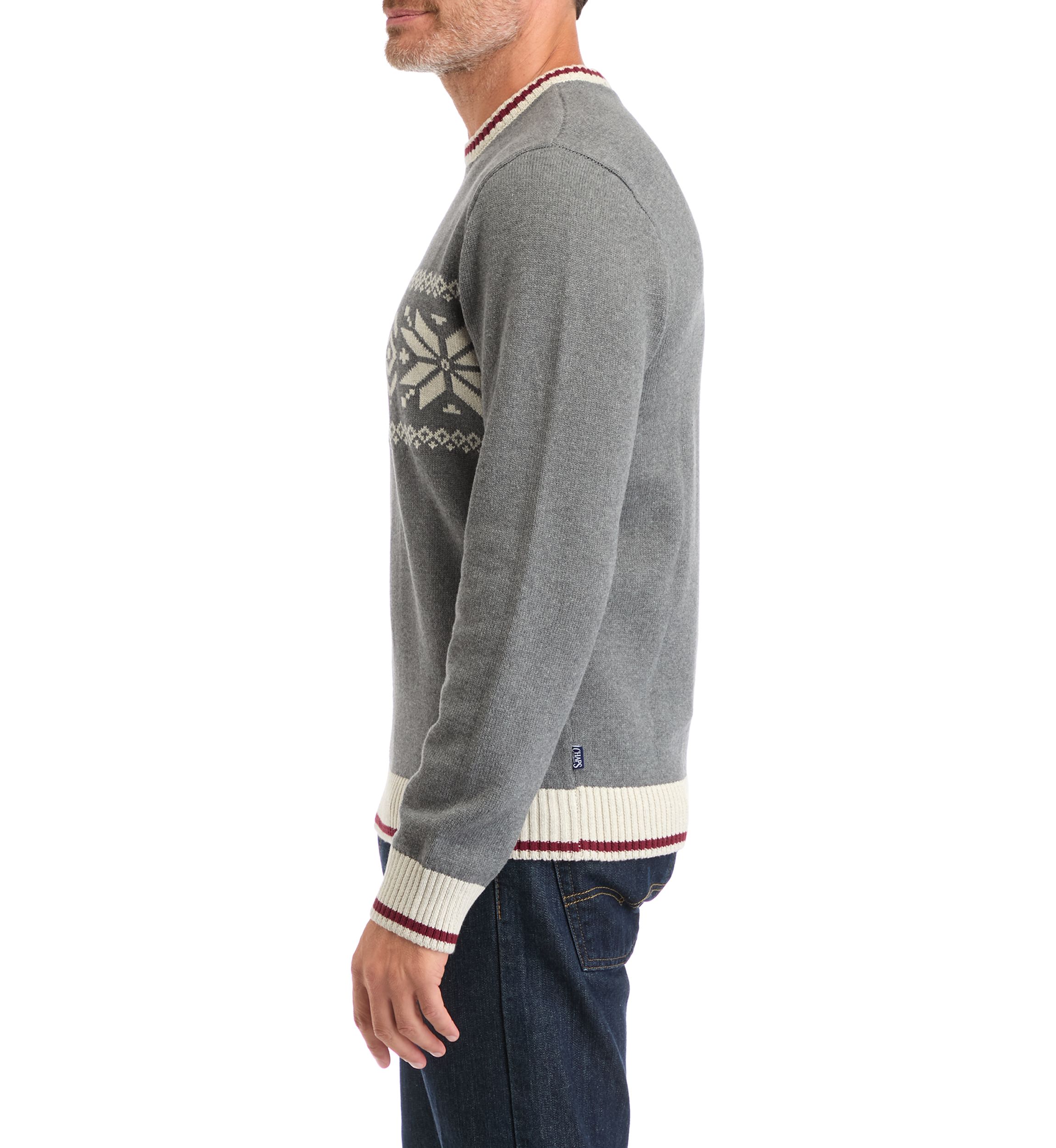 Snowflake Crew Neck Sweater