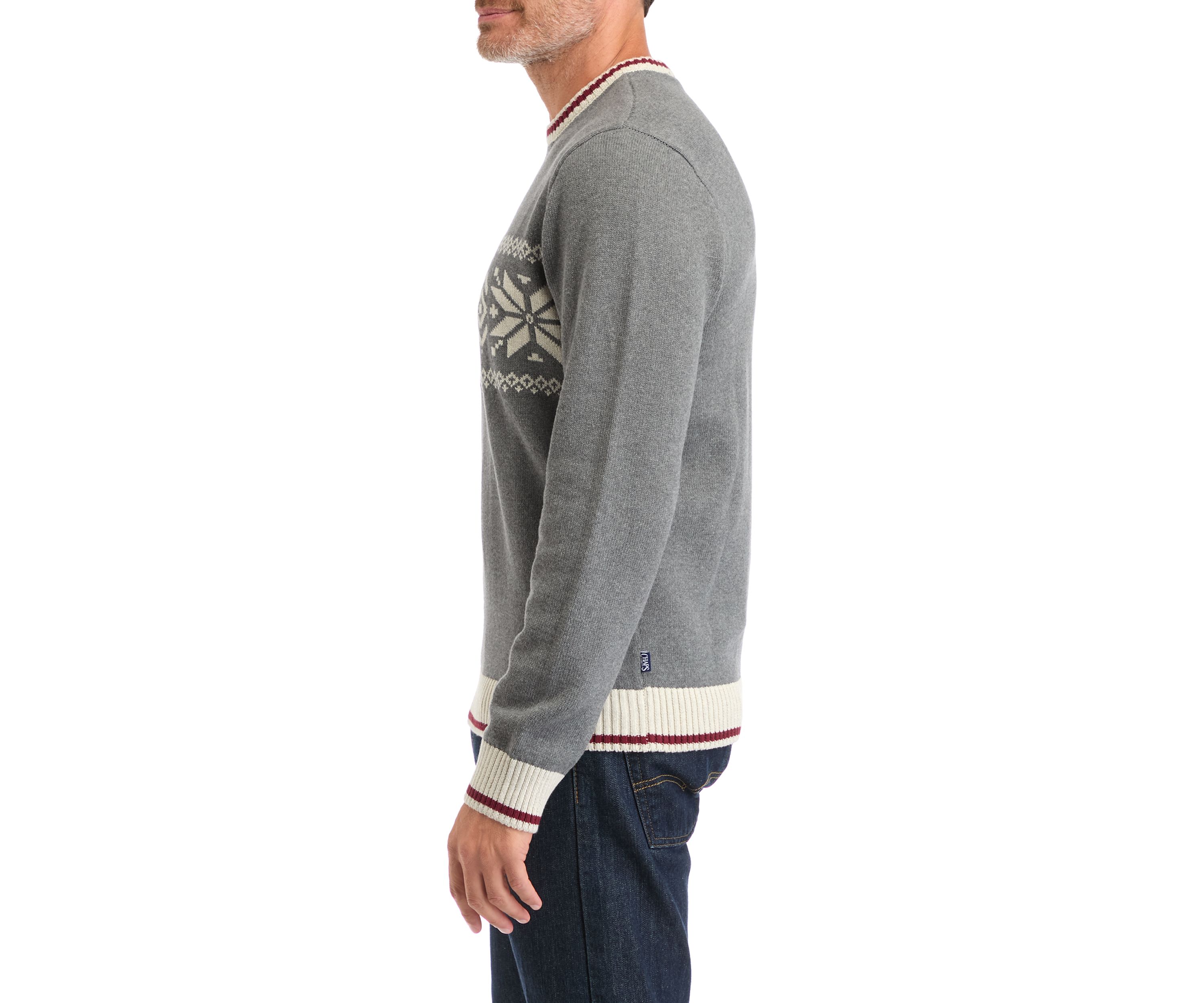 Snowflake Crew Neck Sweater