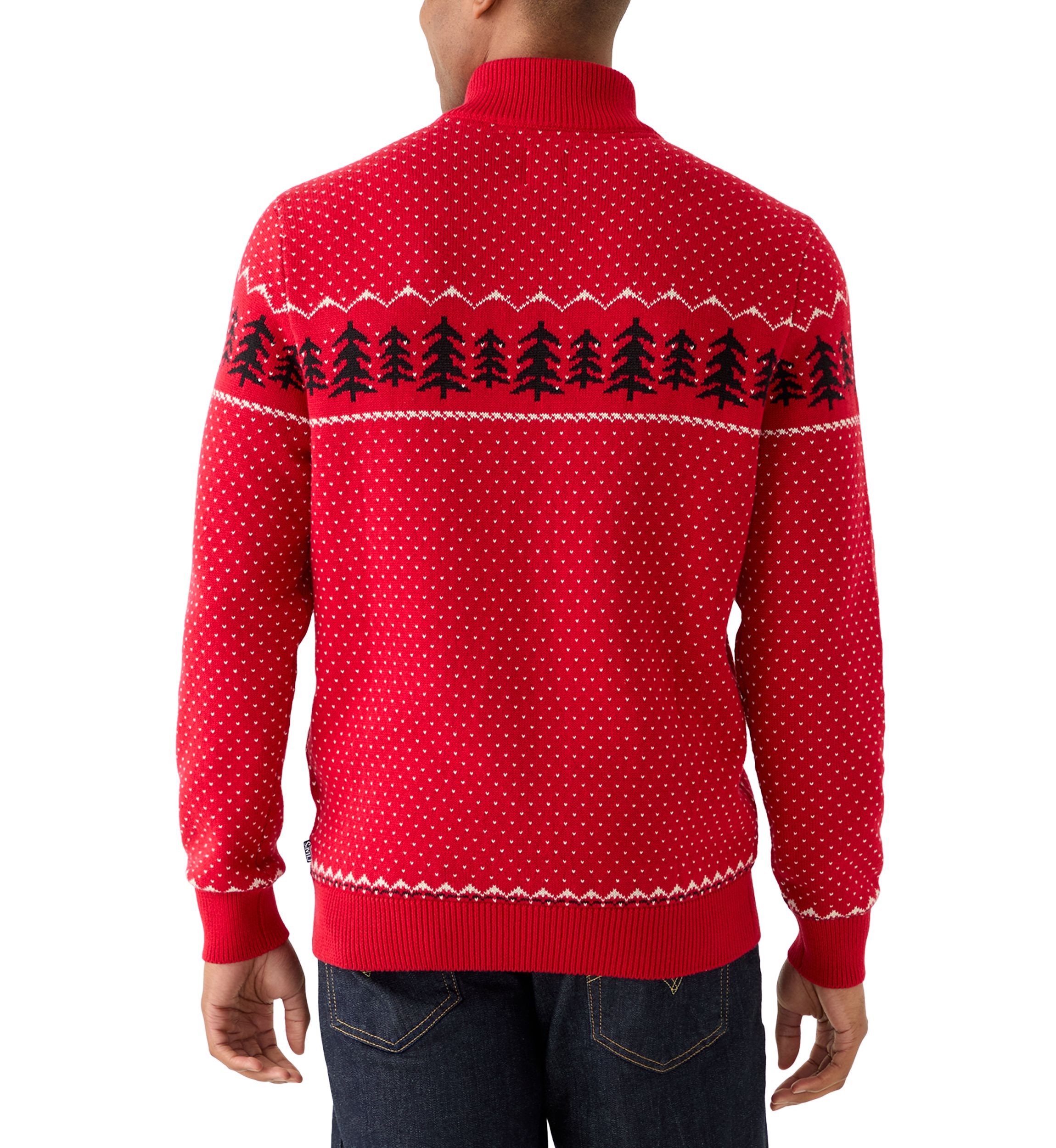 Mens Pinetree Ski 1/4 Zip Sweater