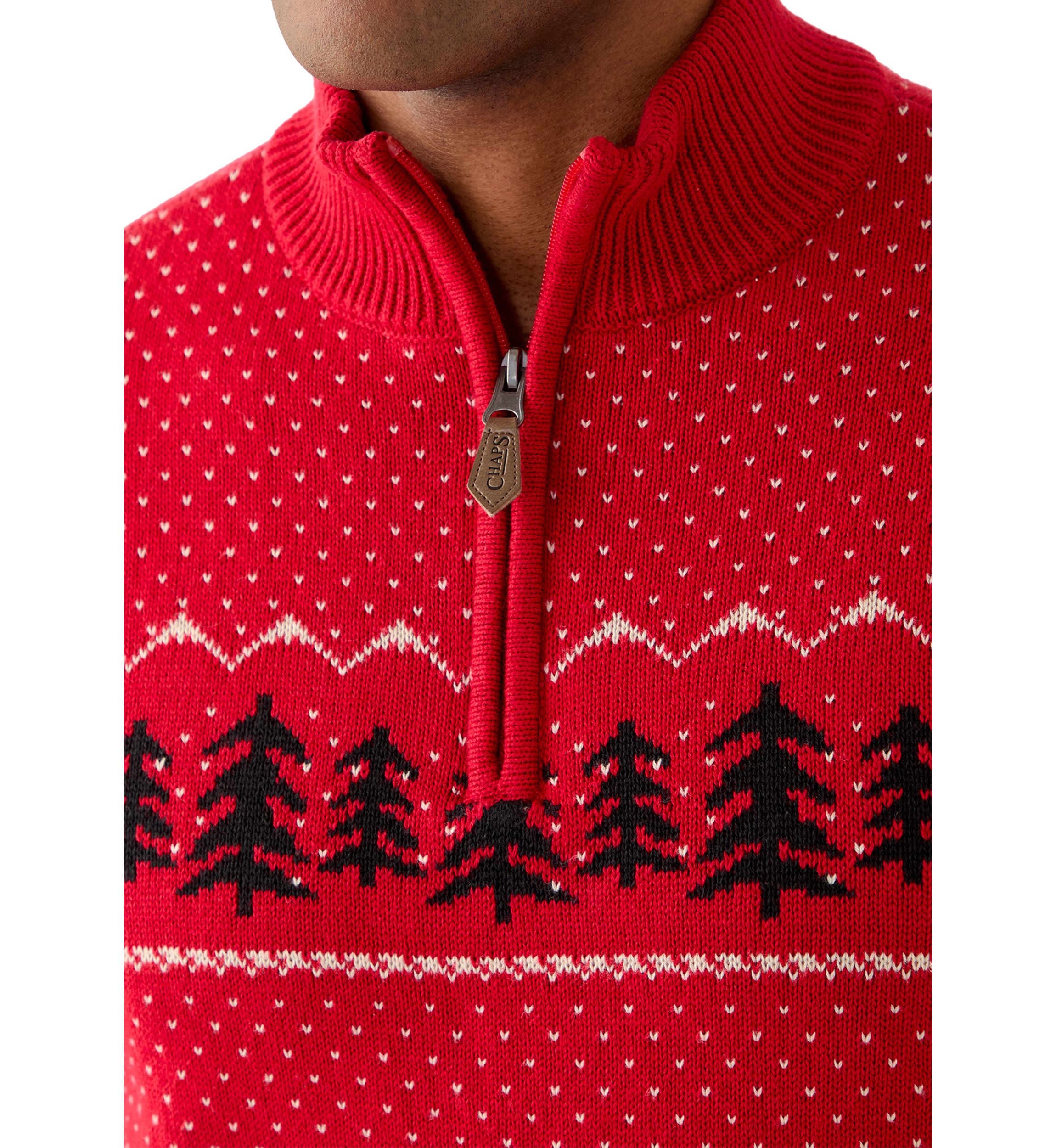 Mens Pinetree Ski 1/4 Zip Sweater