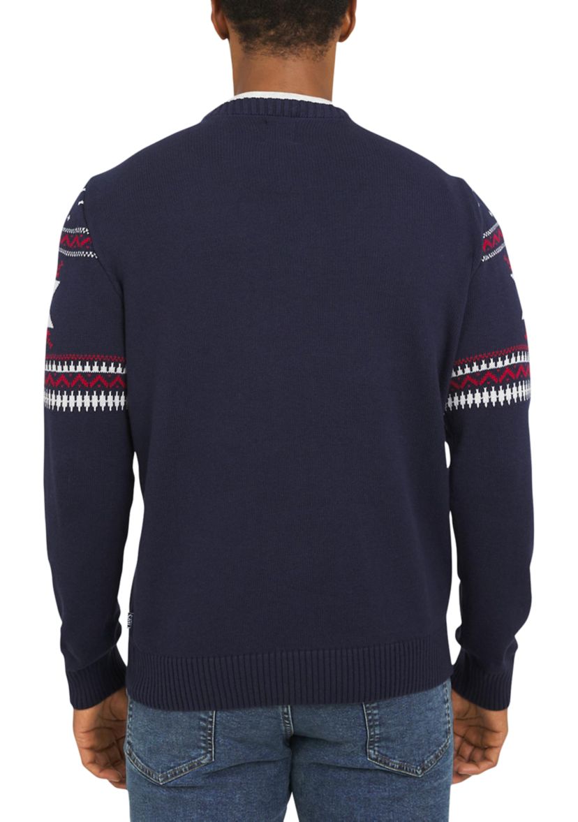 Mens Americana Moose Crewneck Sweater