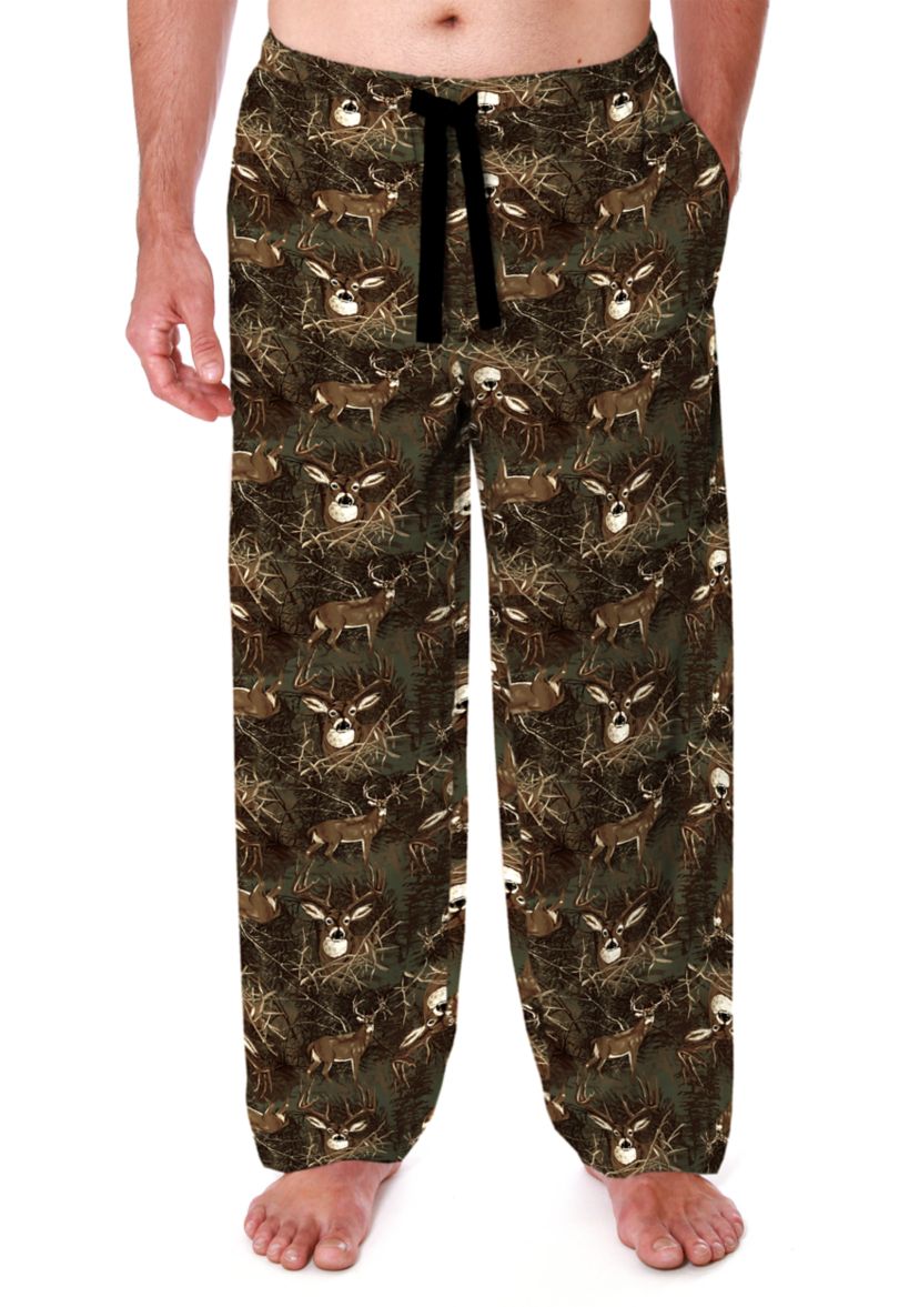Big & Tall Printed Pajama Pants 