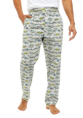 Ocean + Coast® Printed Cotton Poplin Pajama Pants