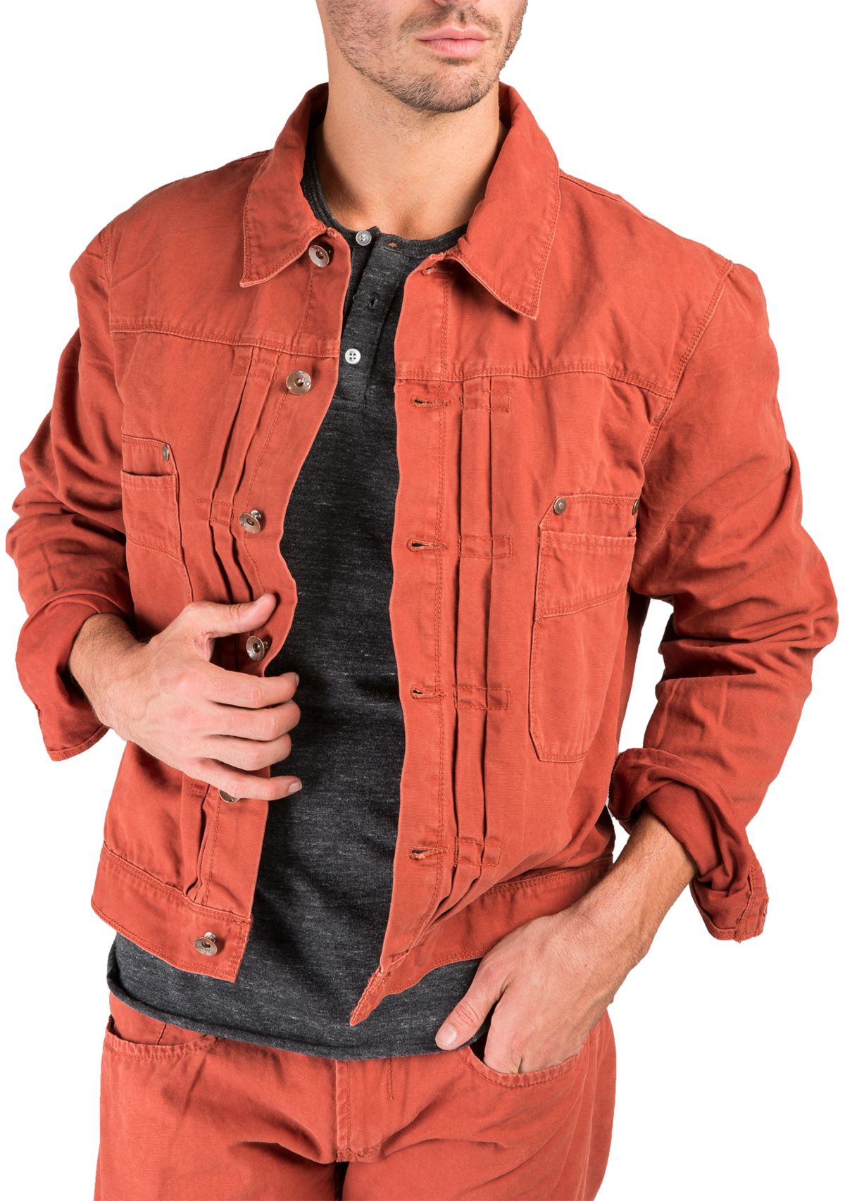 Rugged Cotton Trucker Jacket