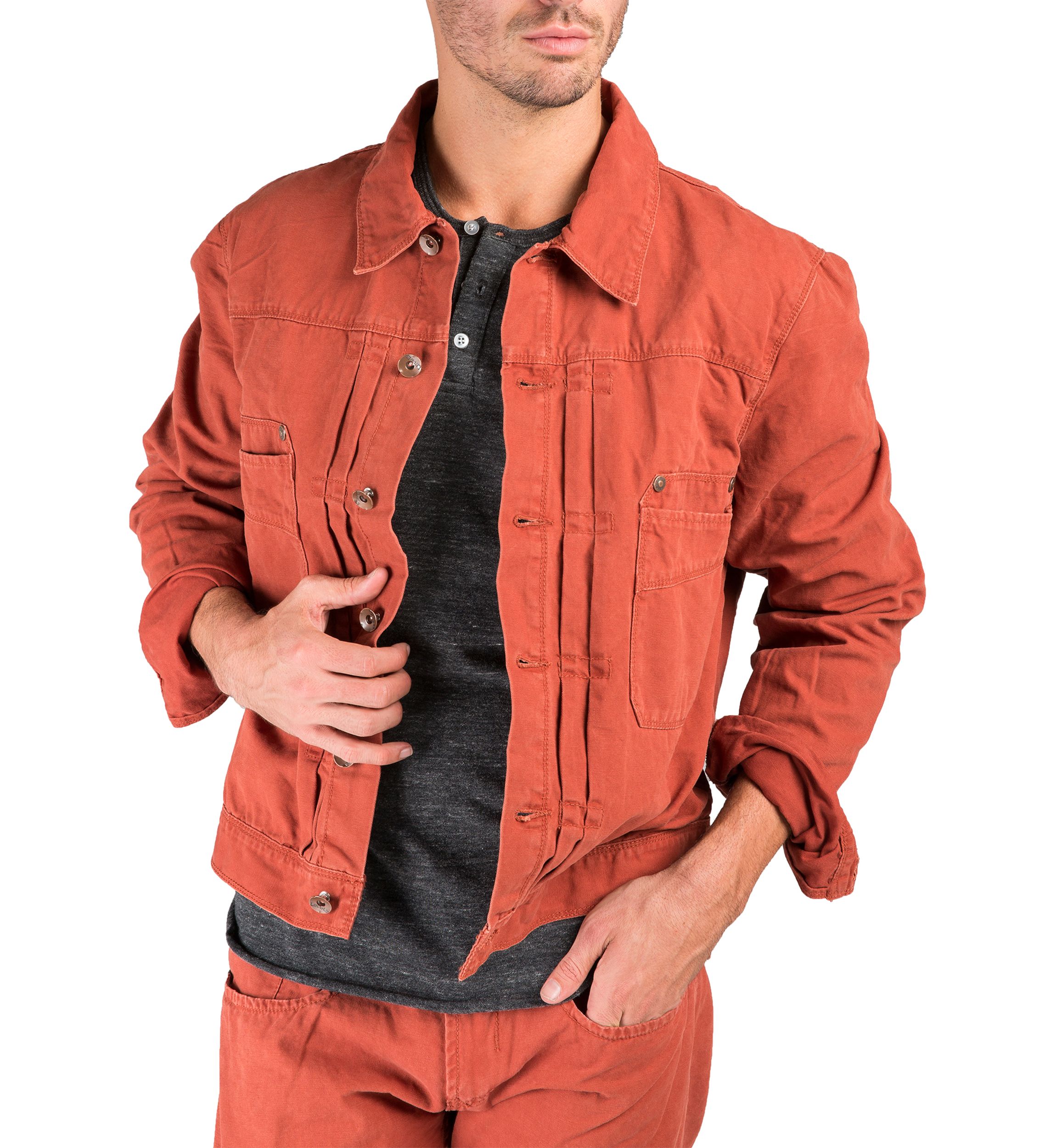 Rugged Cotton Trucker Jacket