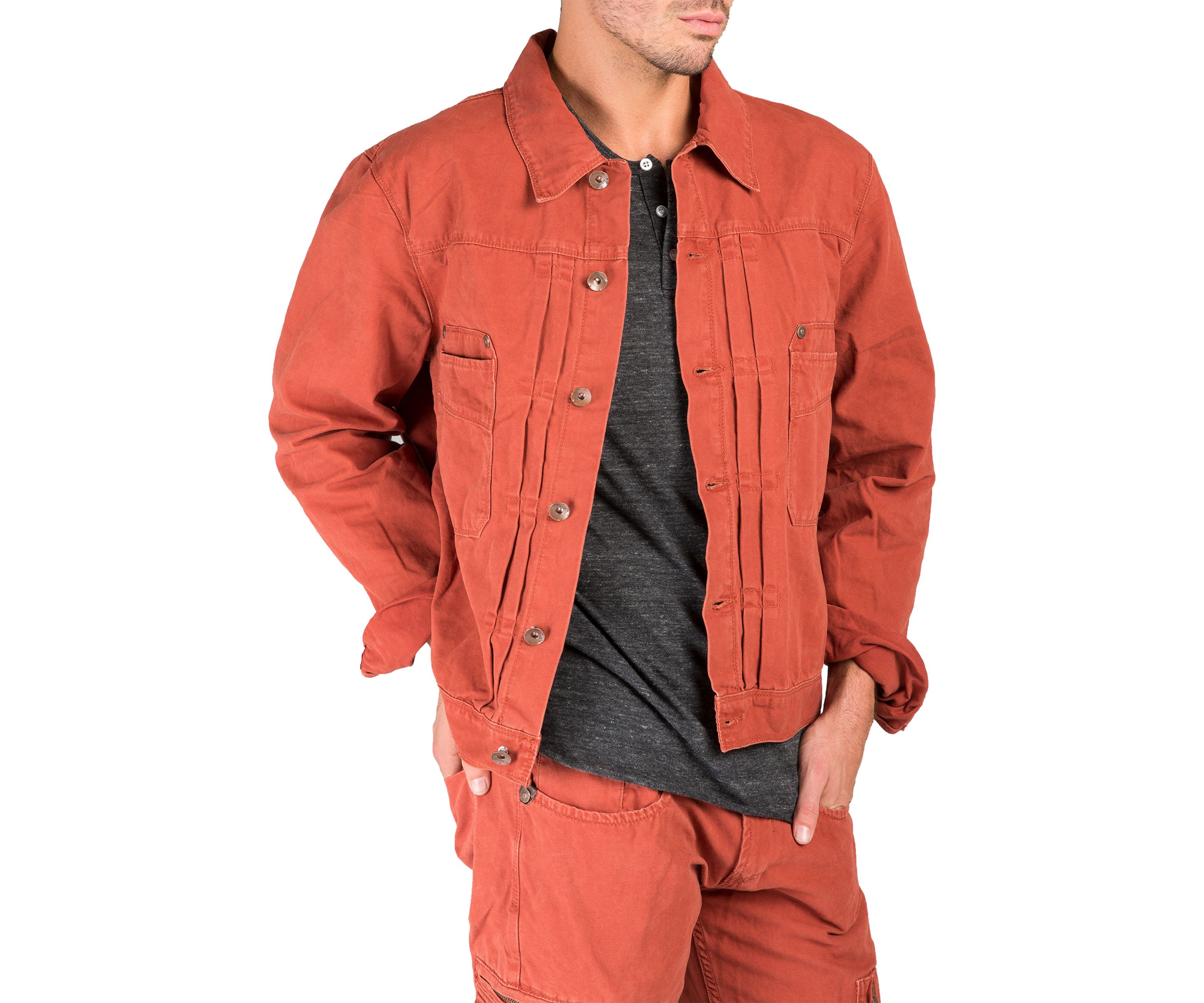 Rugged Cotton Trucker Jacket