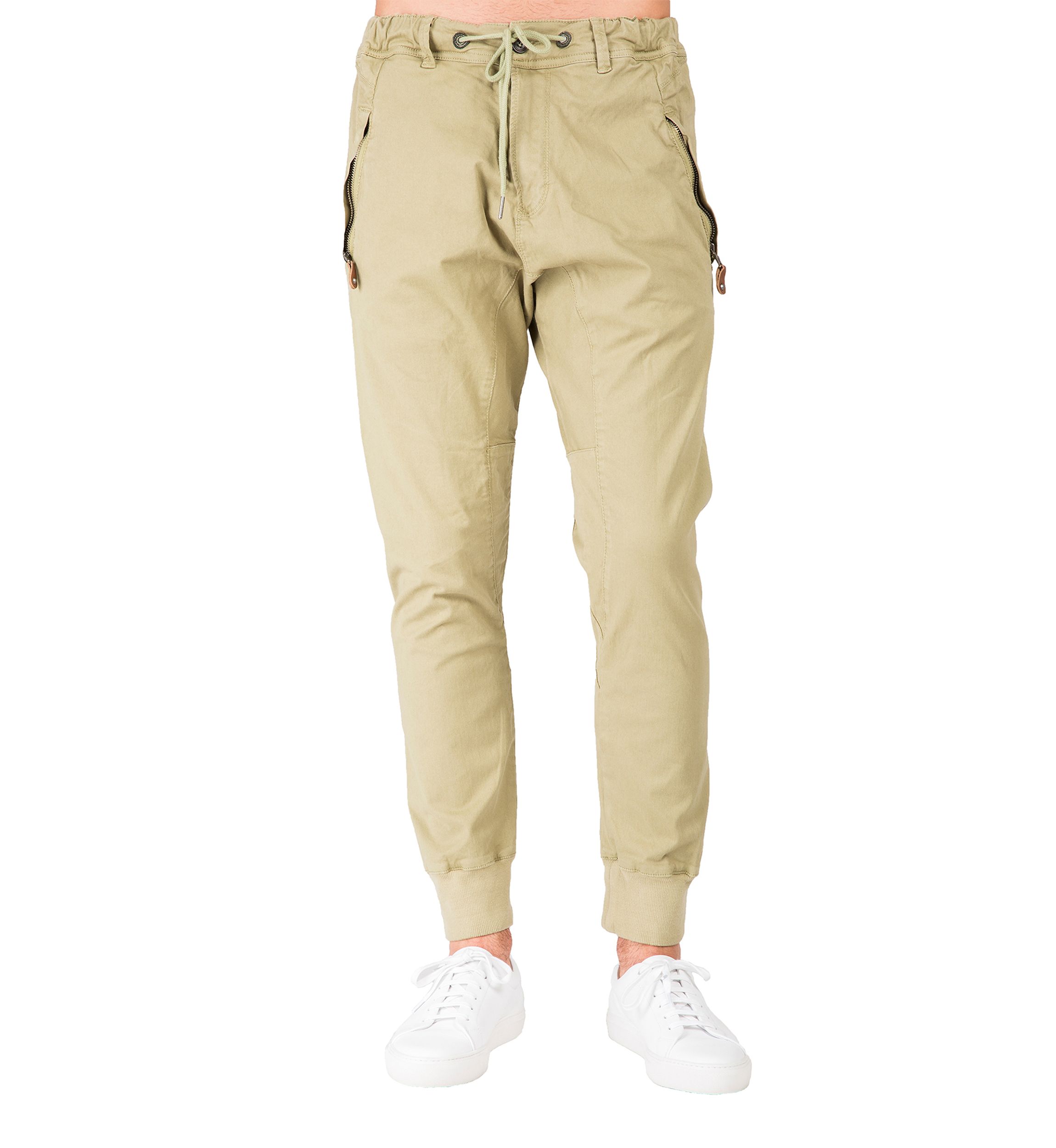 Premium Twill Zip Pocket Pants 