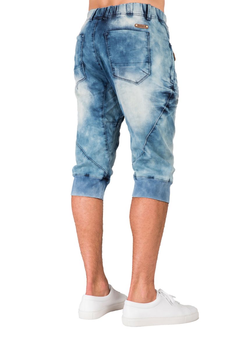 Knit Denim Joggers 