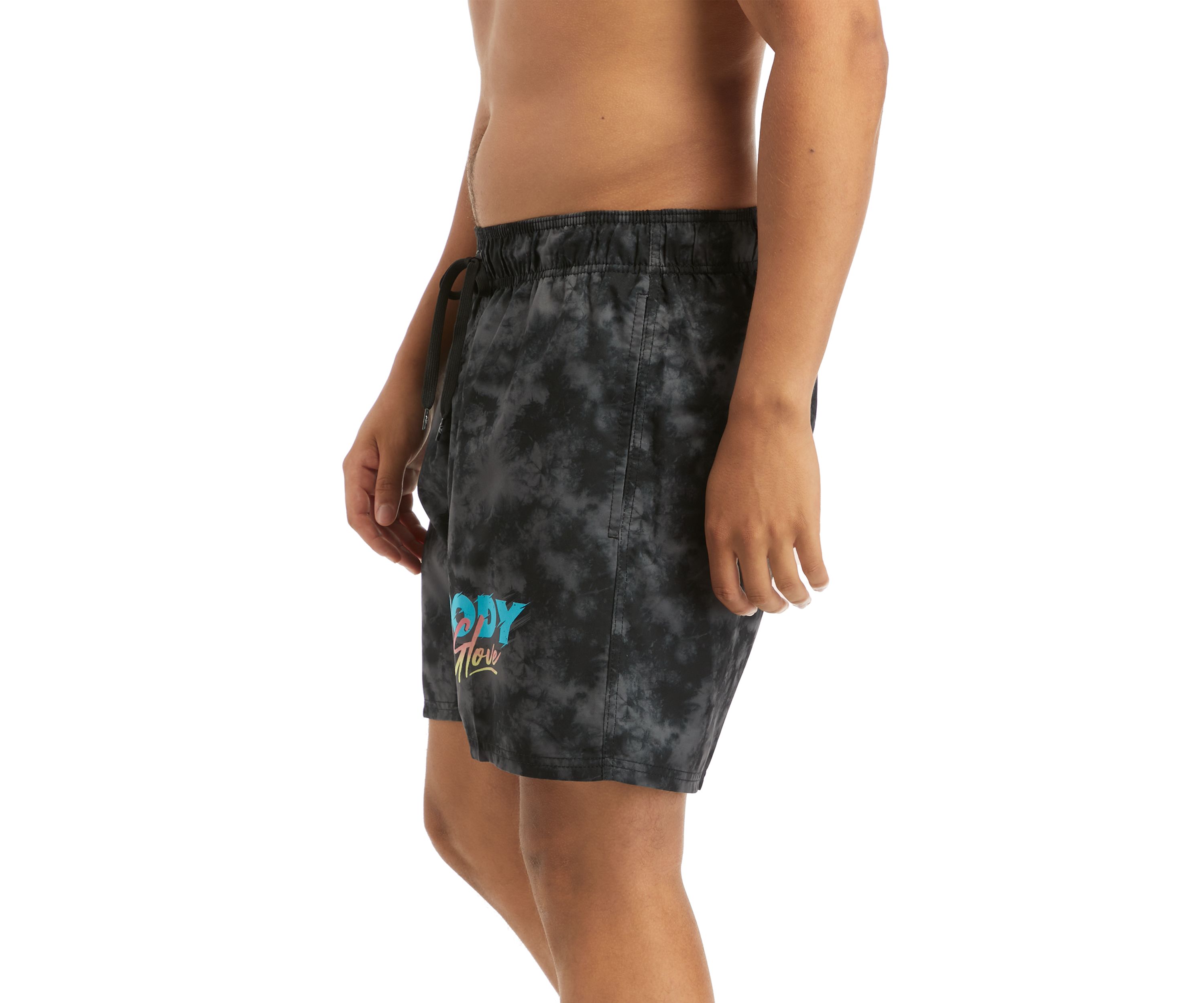 Tie Dye Logo Swim Trunks 