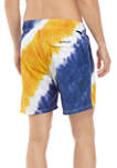 Angled Tie Dye Swim Shorts 