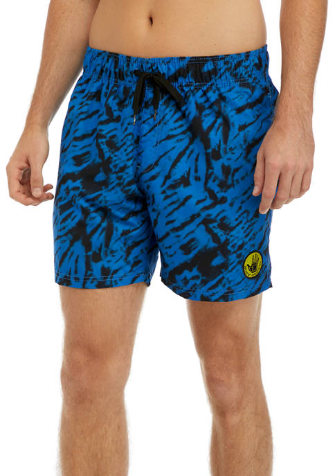 Body Glove® Mens Wind Tie Dye Swim Shorts