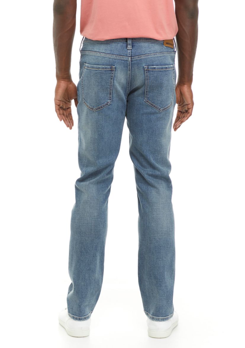 Mens Slim Straight Fit Jeans