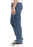 Mens Relaxed Fit Denim Jeans 