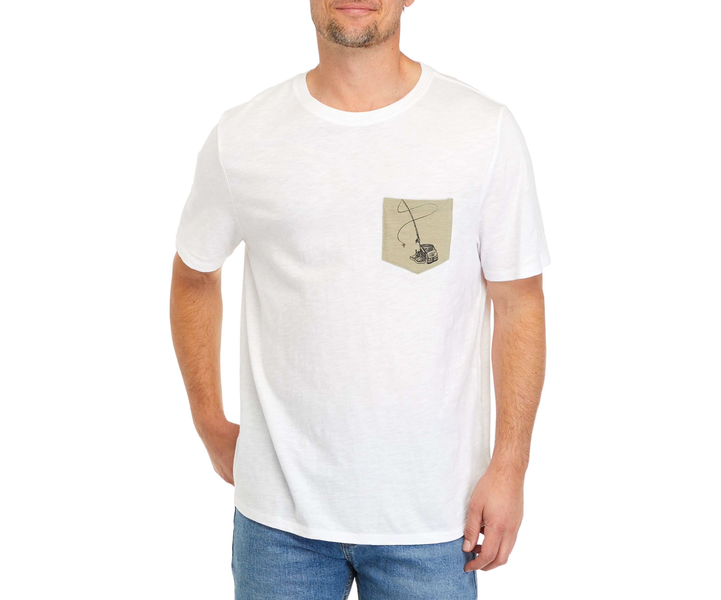 Fishing Pole Graphic T-Shirt