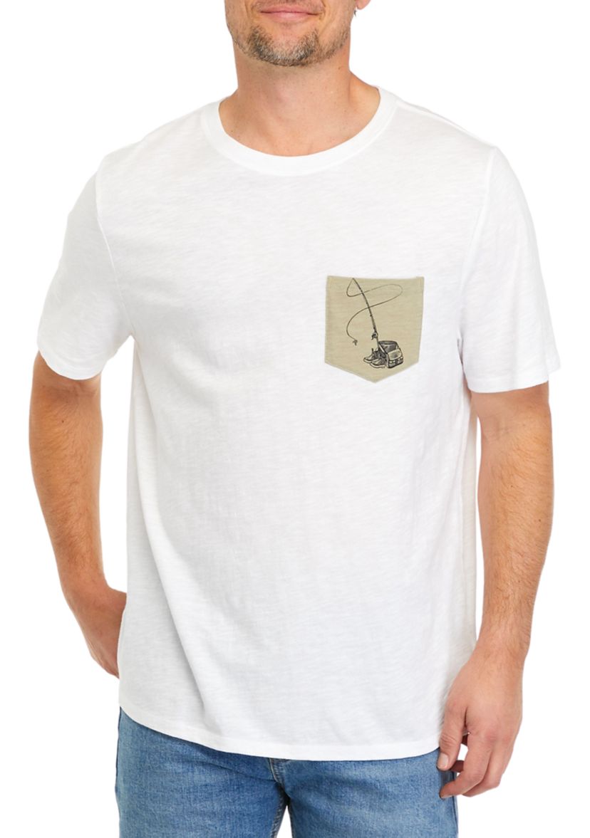 Fishing Pole Graphic T-Shirt
