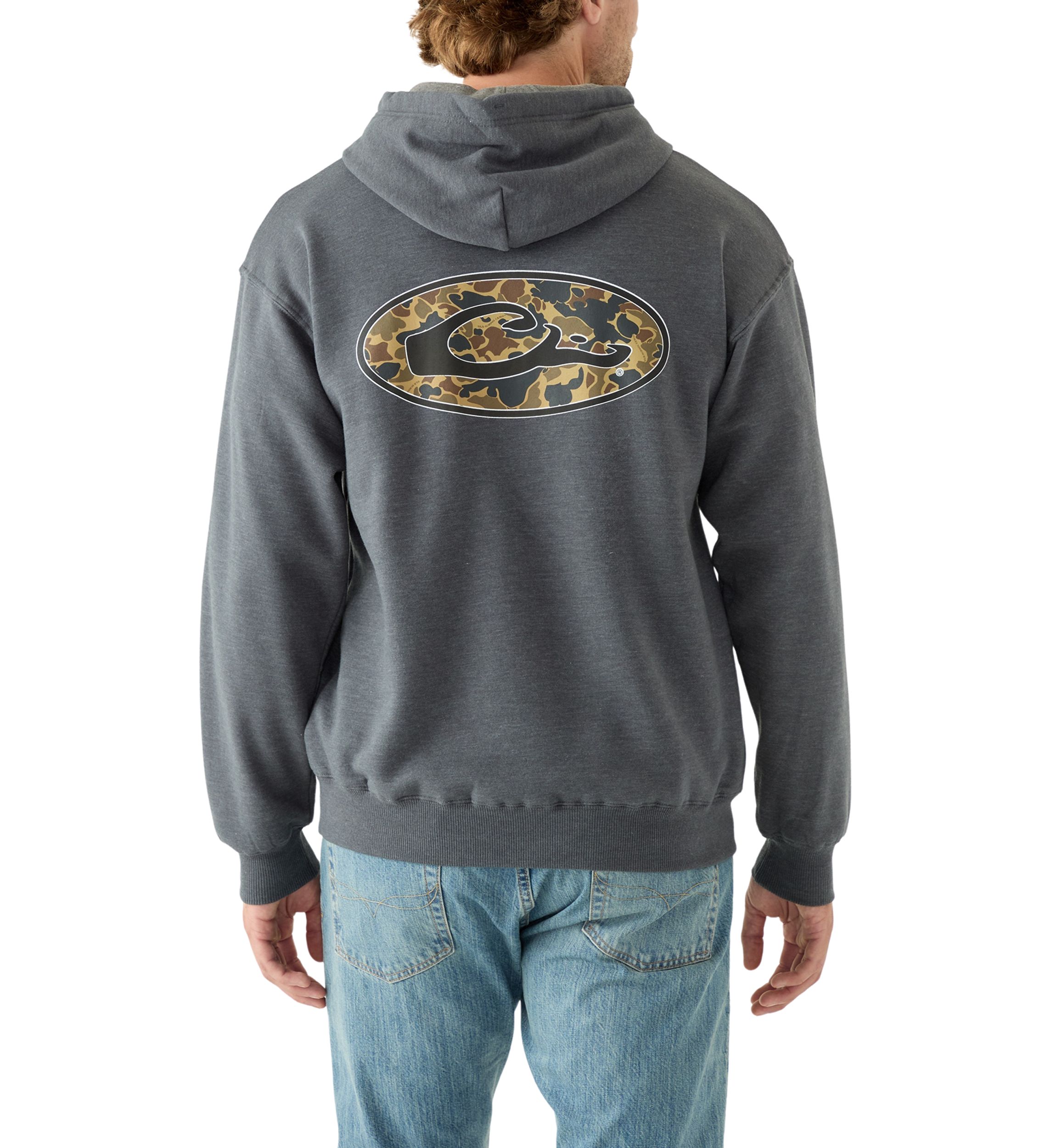 Oval Old School Logo Hoodie
