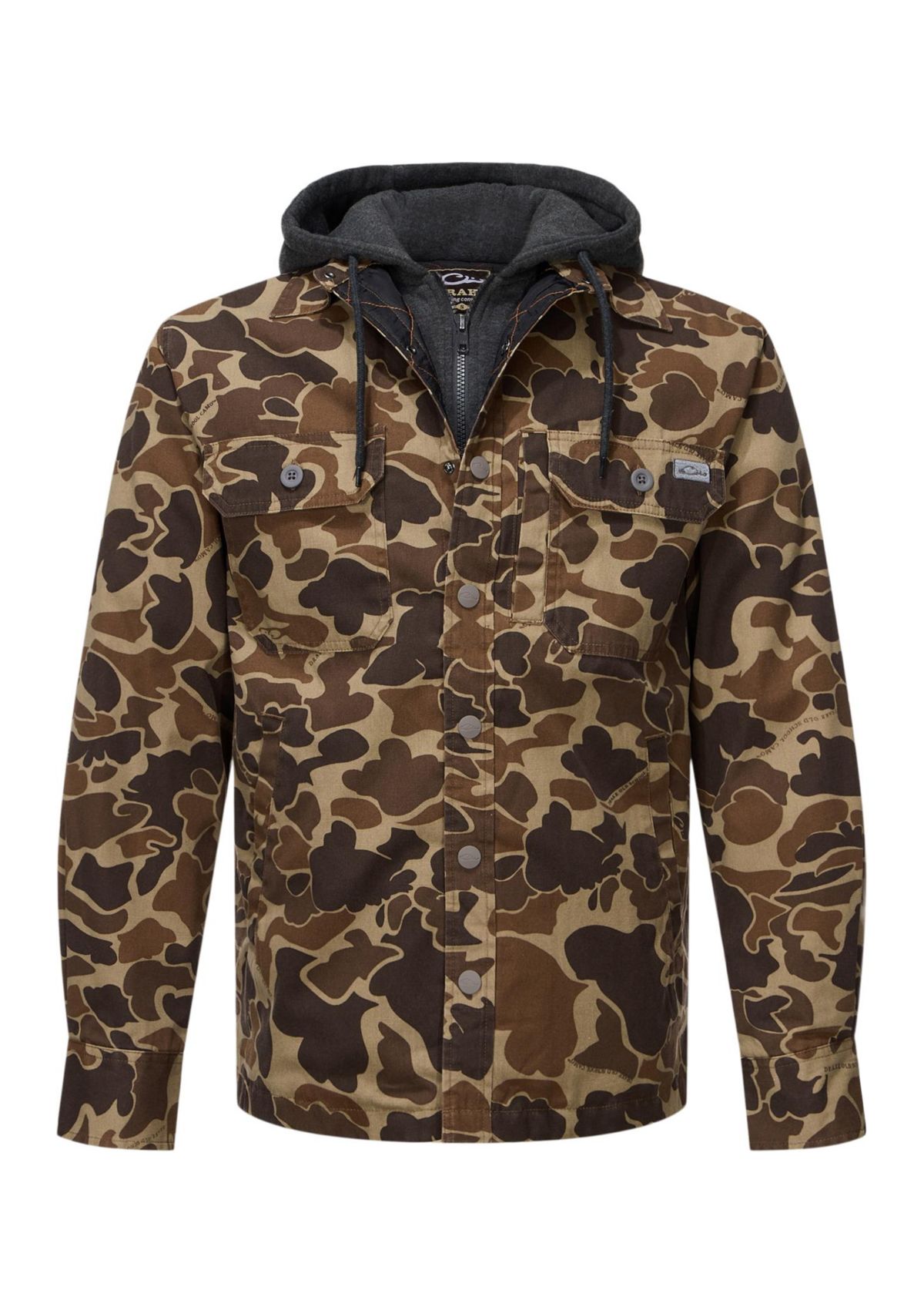 Campfire Canvas Shirt Jac Hoodie