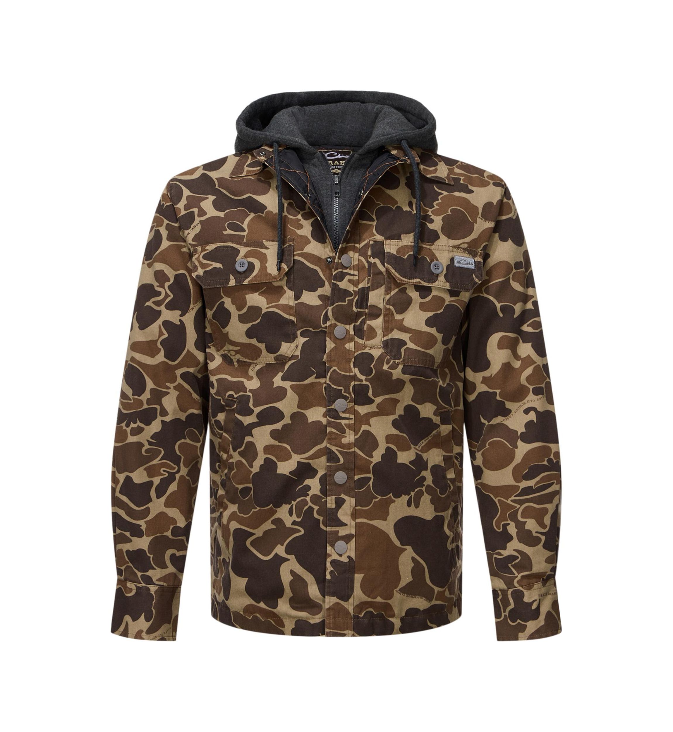 Campfire Canvas Shirt Jac Hoodie