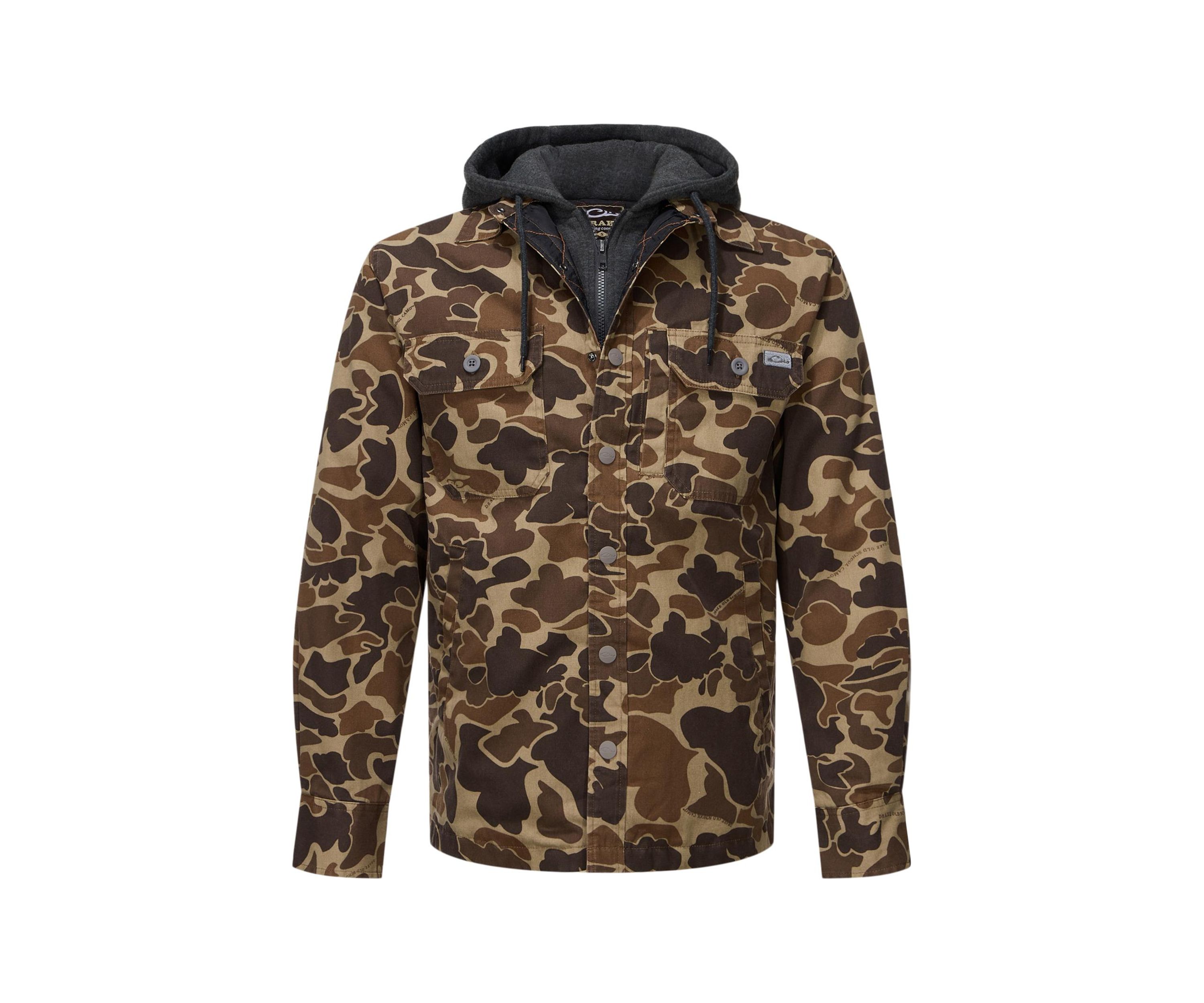 Campfire Canvas Shirt Jac Hoodie