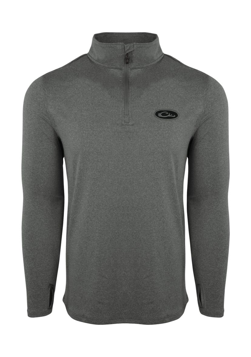 Mens Microlite Performance 1/4 Zip Heather Pullover